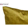 60X60CM GREEN VELVET CUSHION  