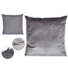 CUSCINO VELLUTO GRIGIO 60X60CM