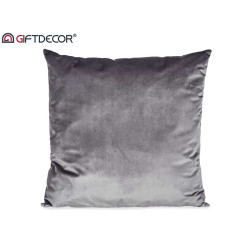 CUSCINO VELLUTO GRIGIO 60X60CM