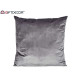 CUSCINO VELLUTO GRIGIO 60X60CM