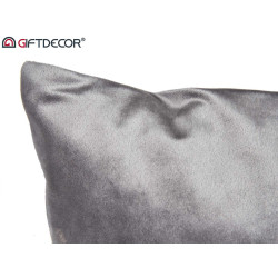 CUSCINO VELLUTO GRIGIO 60X60CM