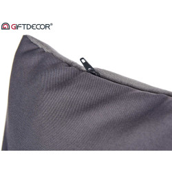CUSCINO VELLUTO GRIGIO 60X60CM