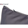 CUSCINO VELLUTO GRIGIO 60X60CM