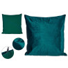 CUSCINO VELLUTO BLU PETROLIO 45X45CM