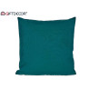 CUSCINO VELLUTO BLU PETROLIO 45X45CM