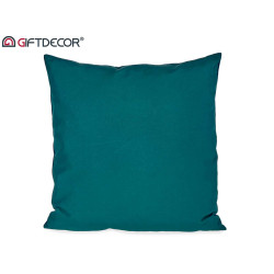 CUSCINO VELLUTO BLU PETROLIO 60X60CM