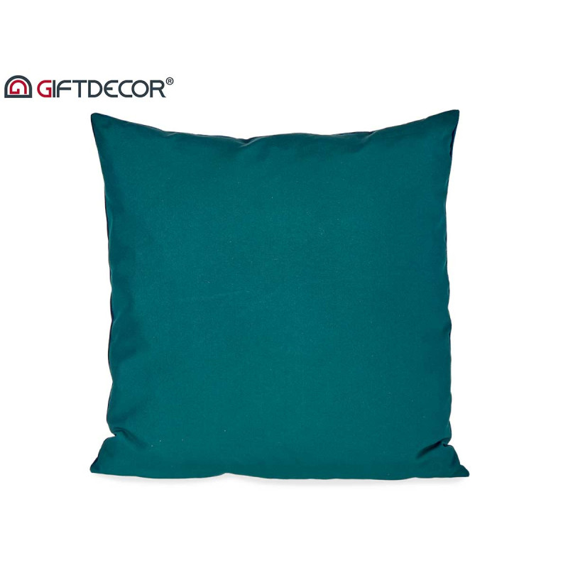 ALMOFADA VELUDO AZUL PETRÓLEO 60X60CM