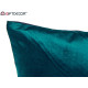 CUSCINO VELLUTO BLU PETROLIO 60X60CM