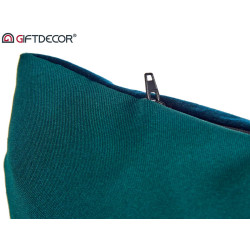 CUSCINO VELLUTO BLU PETROLIO 60X60CM