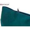 CUSCINO VELLUTO BLU PETROLIO 60X60CM
