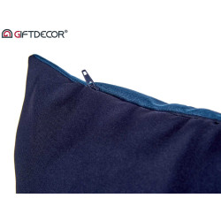 CUSCINO VELLUTO BLU 45X45CM