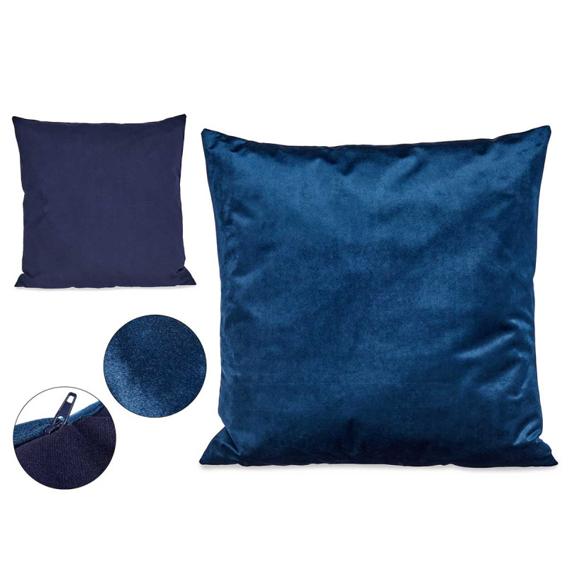 CUSCINO VELLUTO BLU 60X60CM