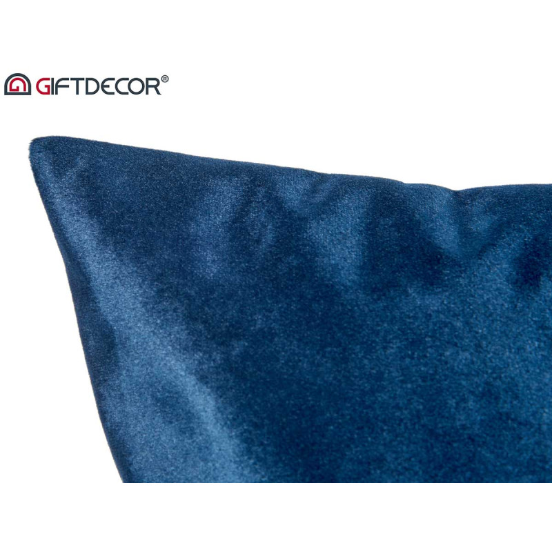 CUSCINO VELLUTO BLU 60X60CM