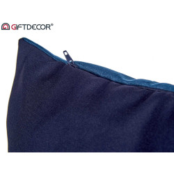 CUSCINO VELLUTO BLU 60X60CM