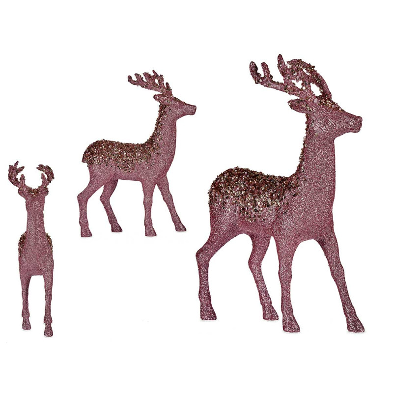 MEDIUM PINK REINDEER