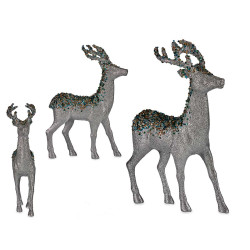 MEDIUM BLUE REINDEER 