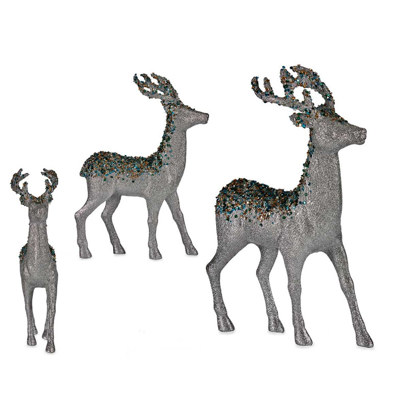 MEDIUM BLUE REINDEER 