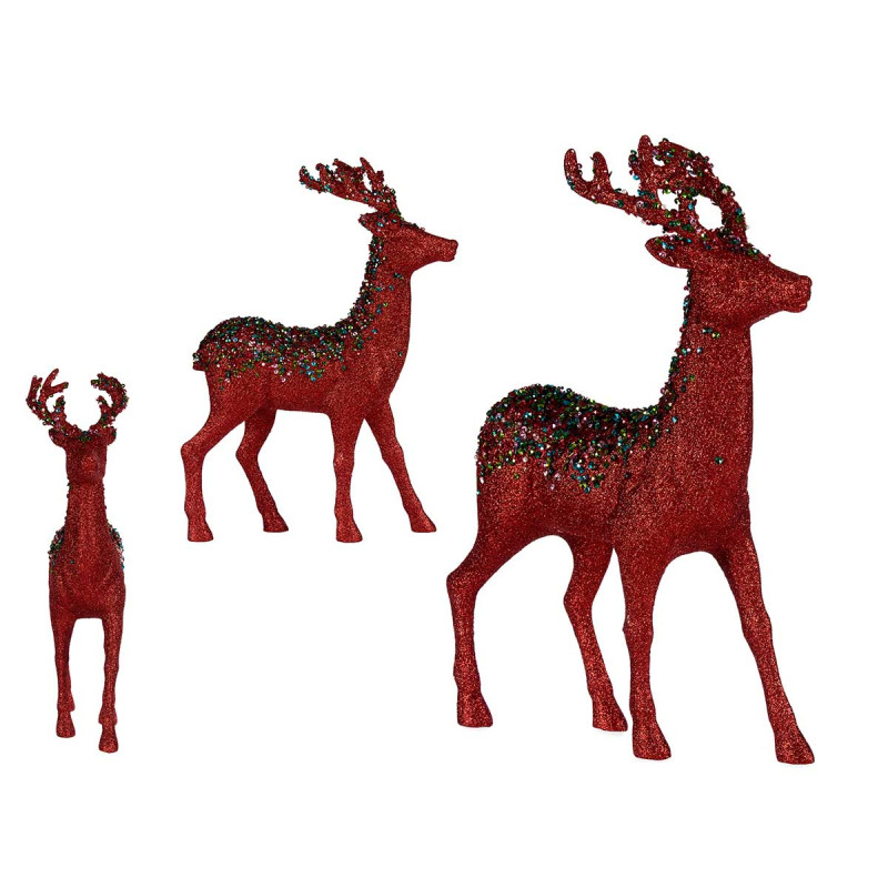 MEDIUM MULTICOLOUR REINDEER 