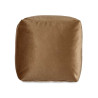 PUFF QUADRATO VELLUTO 30X30CM MARRONE
