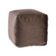 PUFF QUADRATO VELLUTO 30X30CM GRIGIO