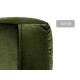 POUF CARRE VELOURS 30X30CM VERT