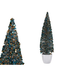 ALBERO CON GRANDE PIETRA BLU