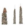 CHAMPAGNE AND BLUE GLASS TREE STRIP