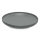 PIATTO GRANDE IN GRES GRIGIO SCURO 26,5CM