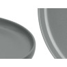PIATTO GRANDE IN GRES GRIGIO SCURO 26,5CM