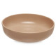 PIATTO FONDO IN GRES BEIGE 18CM