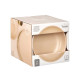 PIATTO FONDO IN GRES BEIGE 18CM