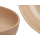 PIATTO FONDO IN GRES BEIGE 18CM