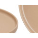 PIATTO DA DESSERT IN GRES BEIGE 20CM