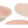 SET 18 PEZZI GRES BORDO ROSA