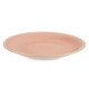 PIATTO GRANDE IN GRES BORDO ROSA 26,5CM