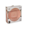 PLATO LLANO GRANDE GRES ROSA BORDE 26,5CM