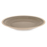 PIATTO GRANDE IN GRES CON BORDO GRIGIO 26,5CM
