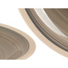 PLATO LLANO GRANDE GRES GRIS BORDE 26,5CM