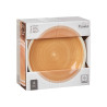 ASSIETTE À DÎNER EN GRÈS GRANDE BEIGE BORD 26,5CM