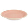PLATO POSTRE GRES ROSA BORDE 19CM