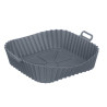 STAMPO QUADRATO FRIGGITRICE ARIA SILICONE GRIGIO