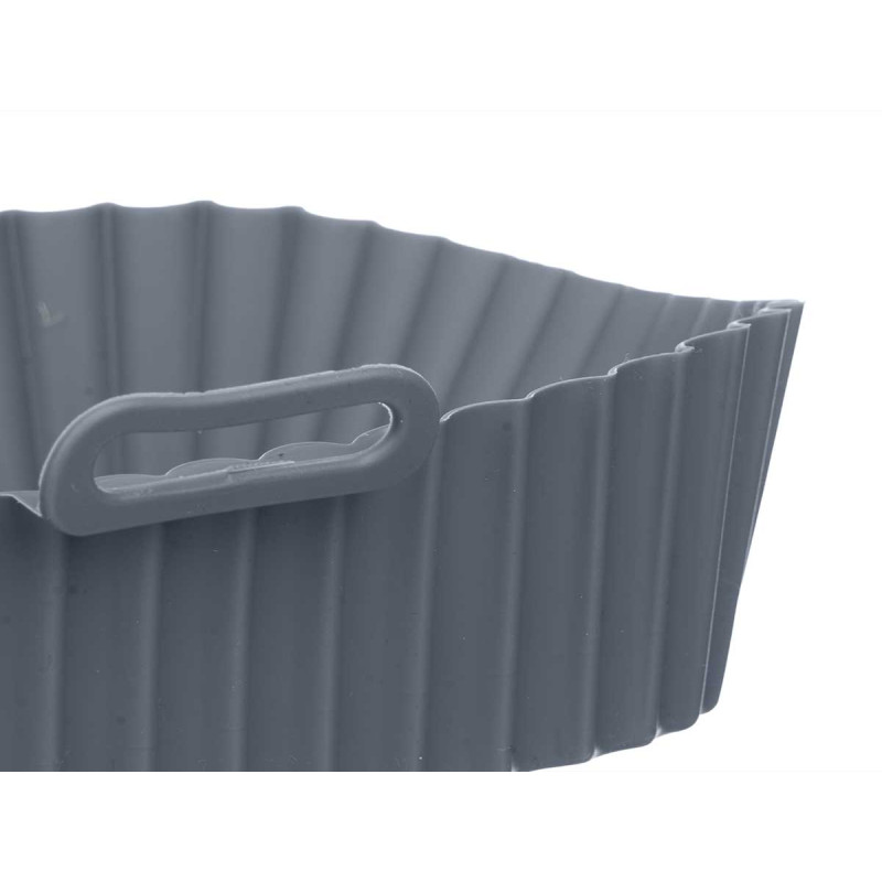 STAMPO QUADRATO FRIGGITRICE ARIA SILICONE GRIGIO