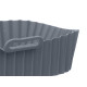 STAMPO QUADRATO FRIGGITRICE ARIA SILICONE GRIGIO