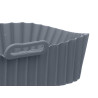 STAMPO QUADRATO FRIGGITRICE ARIA SILICONE GRIGIO