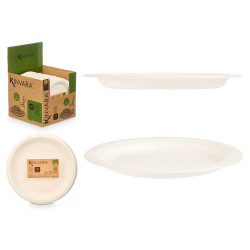 SET 10 PIATTI PIANI BIODEGRADABILI PICC