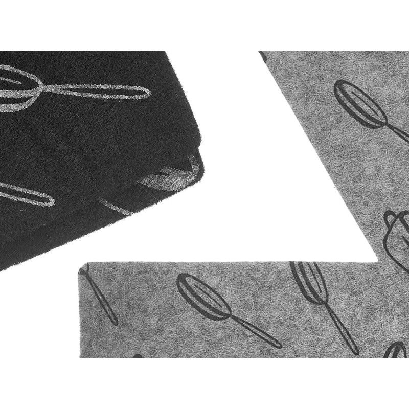 SET 2 PROTECTEURS POLYESTER POUR POELE ASRT 2 COUL