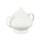 SUCRIER AVEC ANSE ET COUVERCLE  BLANC 350ML 