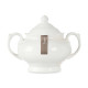 SUCRIER AVEC ANSE ET COUVERCLE  BLANC 350ML 