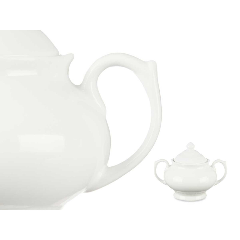 SUCRIER AVEC ANSE ET COUVERCLE  BLANC 350ML 