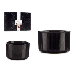 SET 6 350ML ROUND PORCELAIN BOWLS 
